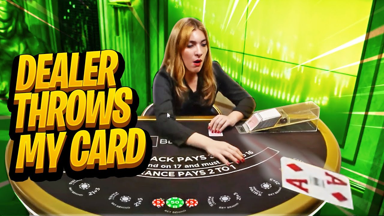 Blackjack Dealer Throws My Ace On the Floor! Then Switches Our hands