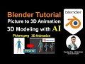 PIFuHD - Picture to 3D animation in Blender