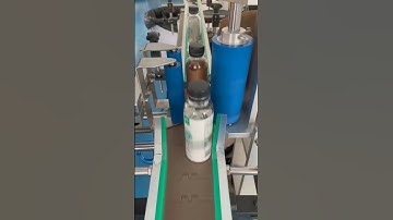 Bottle positioning labeling machine bottle labeling testing video