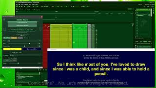 Subtitle Viewer VST3 🎬 Display subtitles in real time inside your DAW (Renoise demo)