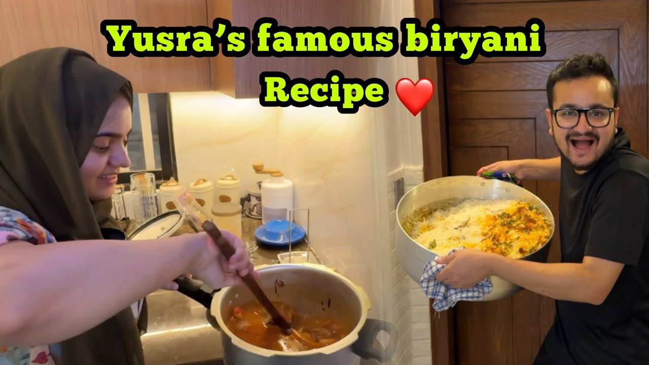 Public demand par banai yusra ny beef special biryani😍maza aa gaya khaa kar❤️