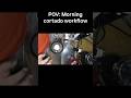 Satisfying morning cortado routine #coffee #morningroutine