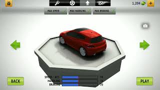 View My Dark Red Volkswagen Scirocco R 2,5L Turbo V6 in Traffic Racer screenshot 2