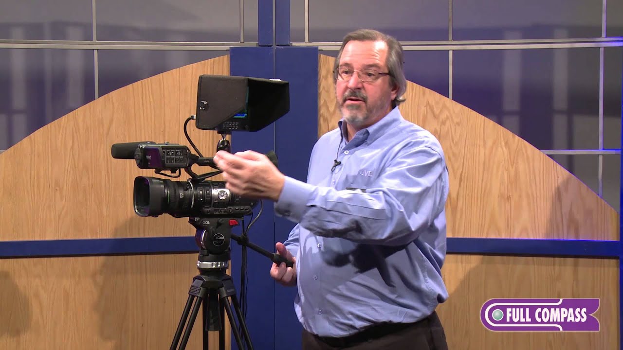 JVC GY-HM600U ProHD Camcorder & DTX71F Monitor Overview | Full