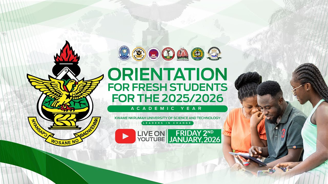 ORIENTATION FOR FRESH STUDENTS FOR THE 2025/2026 ACADEMIC YEAR