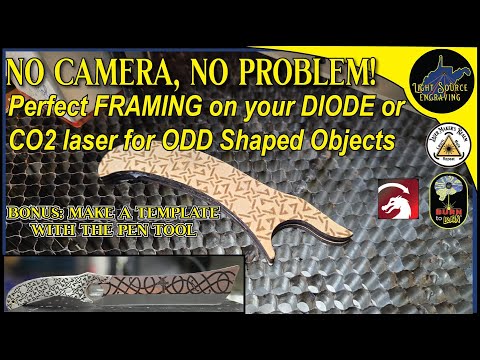 Do This To Frame Odd Shaped Objects - Plus Using the Pen Tool