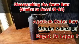 Coffee Grinder Maintenance Disassembling the Outer Burr (Similar to Jinsei JS-G3)