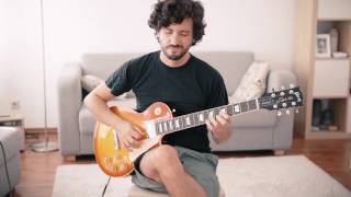 rock solo with les paul standard