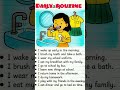 daily routine spoken English to improve communication skills #spokenimportant #trendingshorts