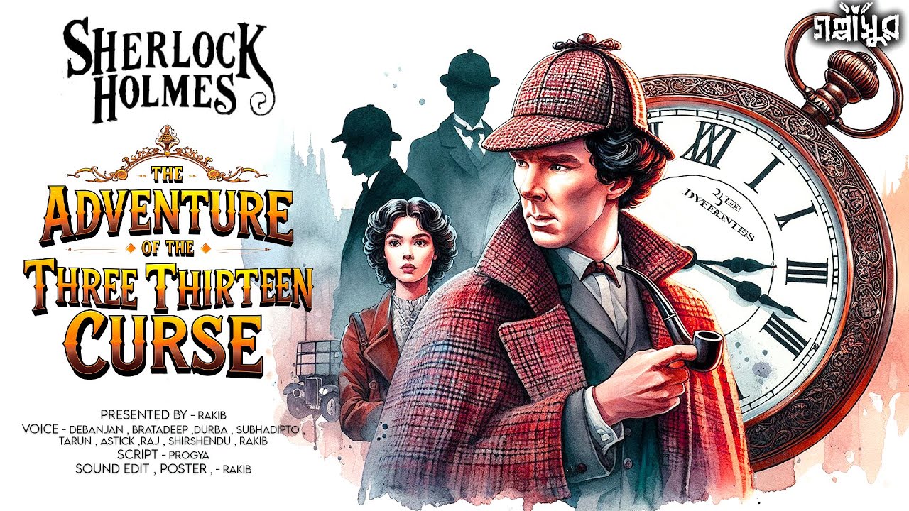 SHERLOCK HOLMES । দি অ্যাডভেঞ্চার অফ দ্য থ্রি থার্টিন কার্স। A.C Doyle । Sunday Suspense ।  GOLPASUR