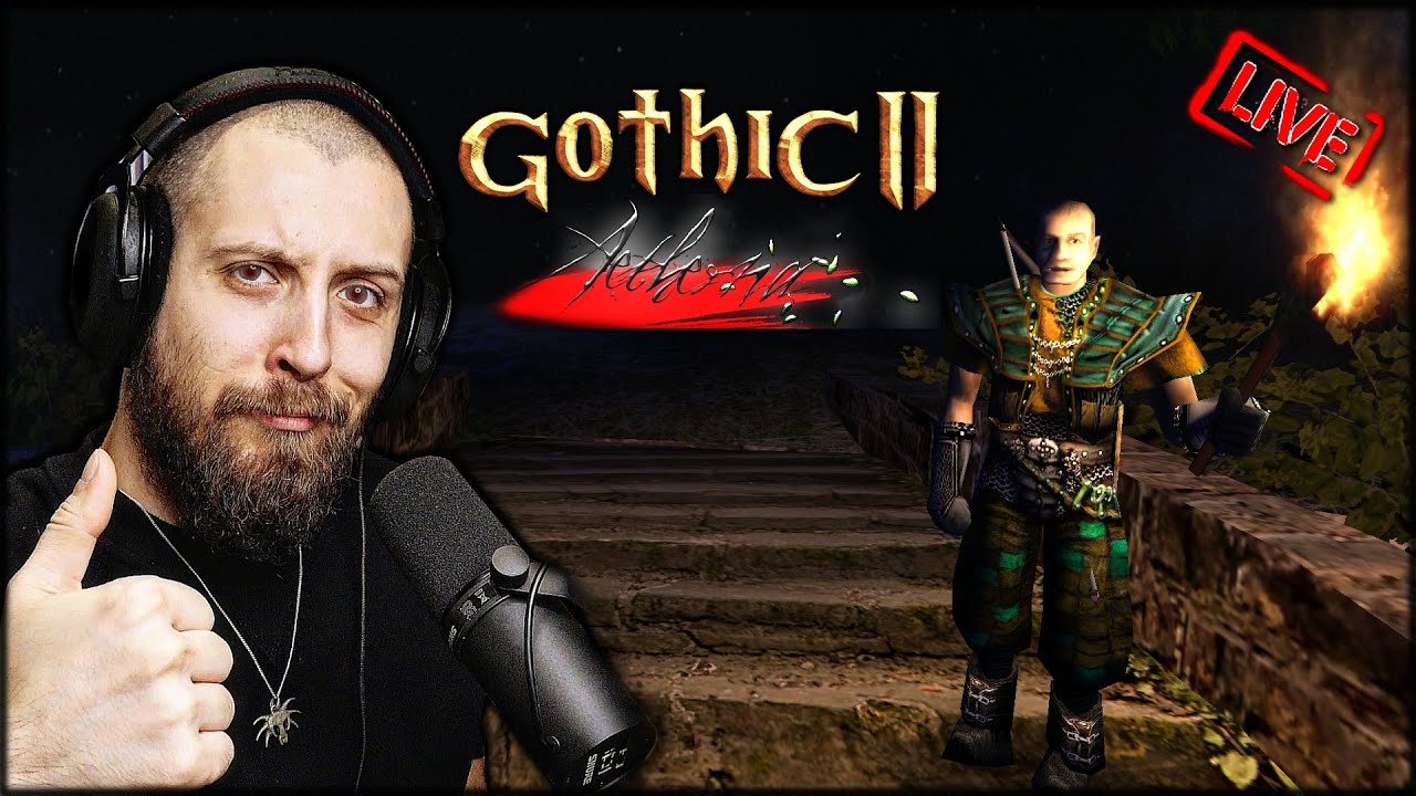 Gothic 2 Aetherna - Niedzielny Horror! 🔴 [NA ŻYWO]