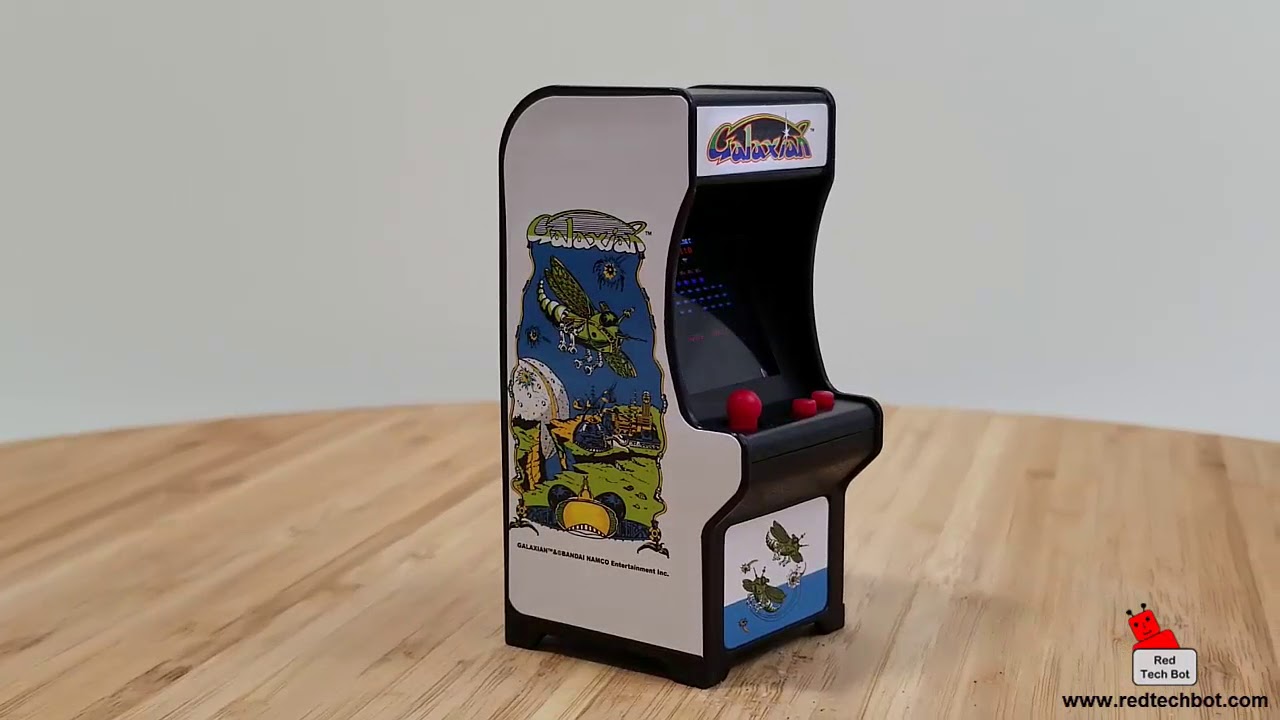 Tiny Arcade Galaxian Cabinet Video Game Review (2018) - YouTube
