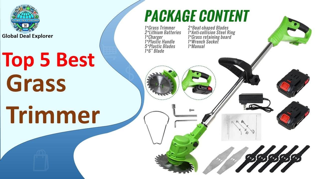 Best Cordless Grass Trimmer 2025 🔥  Lightweight & Powerful Lawn Cutting Tool  