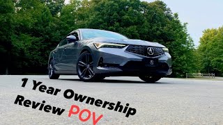2023 Acura Integra A-Spec, 6MT - 1 Year Ownership POV Review (Good, Bad, & Annoying) #acura #integra