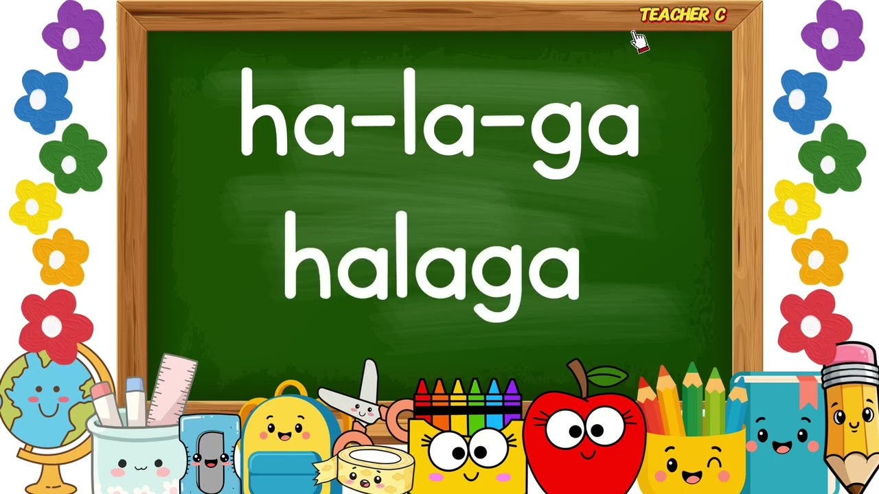 PAGBASA NG PANTIG -tunog A 