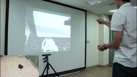 Mini Car using Kinect and Arduino