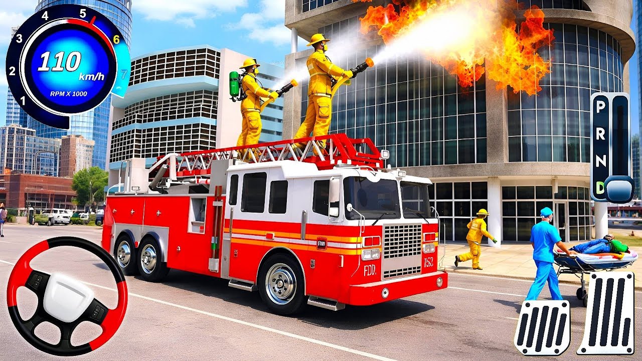 Fire Truck Simulator 2026 - Real Firefighter Rescue Missions On Duty 🚨🔥 (Android Gameplay)