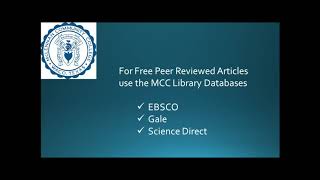 What is a Scholarly/Peer Reviewed Article and How Do I Find One?