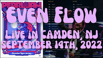 Pearl Jam - Even Flow - Live in Camden, NJ 09/14/2022 - Freedom Mortgage Pavilion