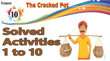 The Cracked Pot #Chapter 10/class 6th/ #PSEB/Activities 1 to 10