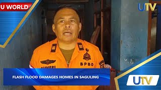 Flash Flood Damages Homes In Saguling U World Utv