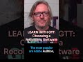 GTT #shorts Choosing a Recording Software for VO