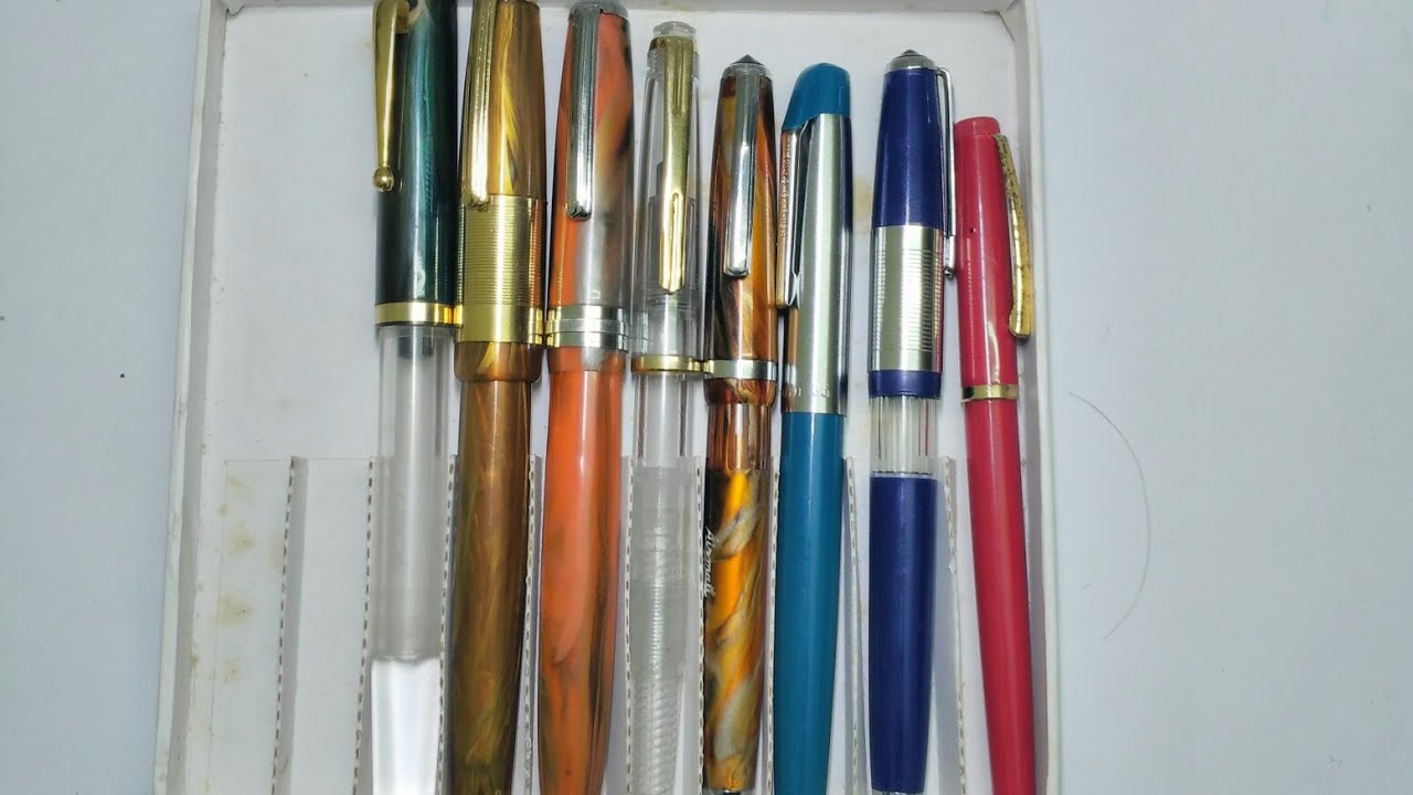 Affordable Indian Fountain Pen haul YouTube