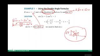 MATH002, 7.3 Double-Angle and Half-Angle Formulas
