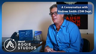 A Conversation with Andrew Smith: Cinema and Digital Media Department Highlight
Join Professor Andrew Smith as he shares his thoughts on the SAG-AFTRA strike, the usage of AI, and his experience in the UC Davis Cinema and Digital Media Department.
* * * *
Production Director: Melissa Vinding
Assistant Production Director: Natalie DiMeglio
Executive Producer: Jerricho Habon
Editor: Raul Huerta
Videographer(s): Melissa Rodriquez Hernandez, Tyson Park
Animator(s): Chuyi Fang
* * * *
Connect with Aggie Studios!
Facebook: aggiestudios
YouTube: @asucd
Instagram: @aggiestudios
Website: https://www.aggiestudios.ucdavis.edu/ A Conversation with Andrew Smith: Cinema and Digital Media Department Highlight