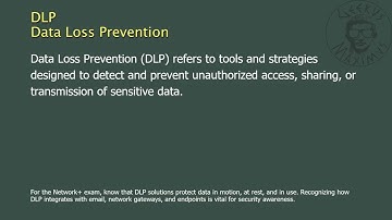 DLP - Data Loss Prevention - Network+