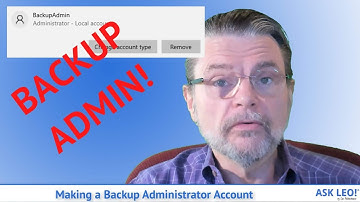 Create a Backup Admin Account for Your PC - And Why You Want One