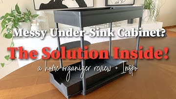 BEST Way to Organize Under Your Kitchen Sink (Solution Inside!)