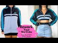 My most popular rework New Version: Track jacket to 2piece