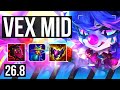 VEX vs TALON (MID) | 47K damage | NA Master | 26.8