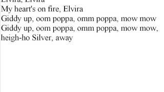 Video thumbnail of "elvira oak ridge boys lyrics"
