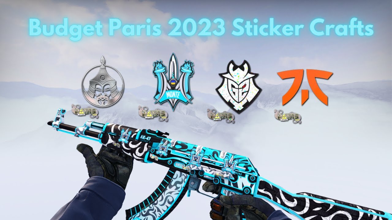 BUDGET Paris 2023 Sticker Crafts | CS:GO - YouTube