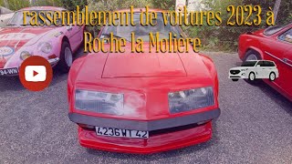 rassemblement de voitures 2023 à Roche la Molière (exposition unique) screenshot 4