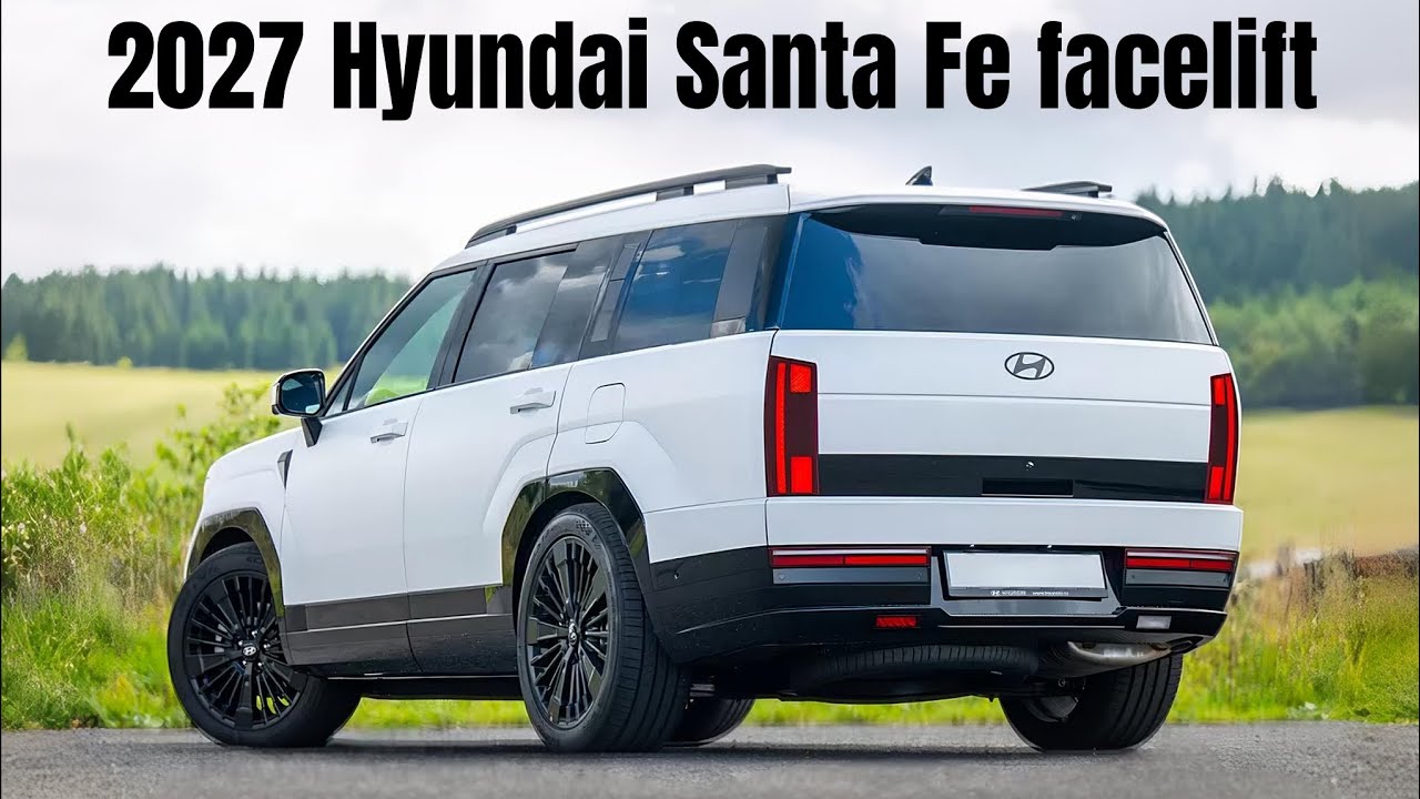 New 2027 Hyundai Santa Fe facelift - First Look