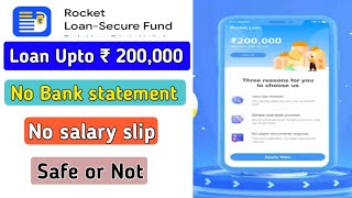 Rocket loan app/ Rocket loan app review/ Rocket loan app safe or not screenshot 3