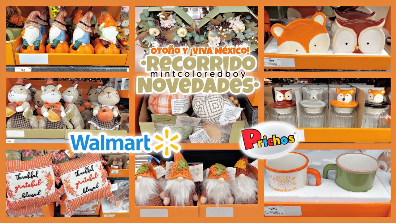 Recorrido en WALMART y PRICHOS Otoño Muchas Novedades 🐿️🍂 y Colección VIVA MÉXICO 🇲🇽