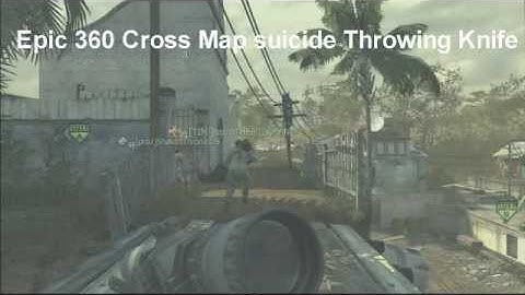 Epic Cross Map Throwing Knife Kill