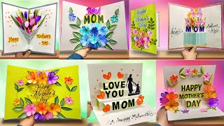 DIY 6 Handmade Mother's Day card / Mother's Day pop up card making