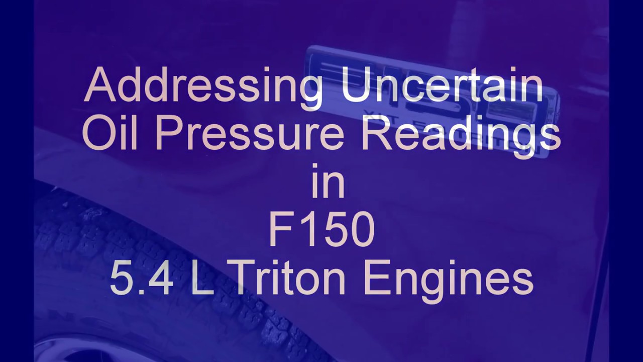 F150 Mechanical Oil Pressure Gauge Upgrade YouTube