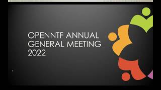 OpenNTF 2022 Annual General Meeting