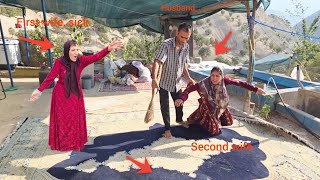 The husband plans to make the second wife work and clean her house in the absence of the first wife. screenshot 3