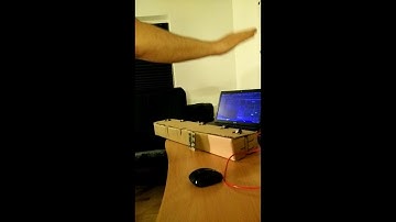 MIDI controller controlled by distance sensors