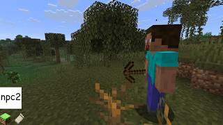 Minecraft Fabric Mod Showcase: npc2 (Open-Source | Modrinth)