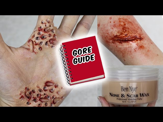 How to use Nose & Scar Wax by Ben Nye, Special Effects Makeup Tutorial, FX wax
