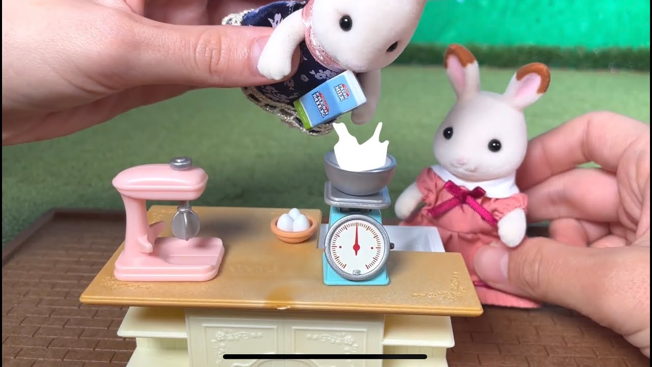 シルバニアファミリー　ドーナツとワッフルを作るよ！　sylvanianfamilies calico critters 森林家族