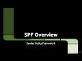 SPF Overview